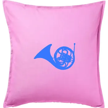 Polštář Blue French Horn - Polštář 50x50 - 50x50 - Pouze potah ( Růžová )