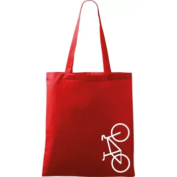 Kolo na výšku - Taška bavlněná - 42 x 38 cm ( Červená )