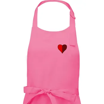 Kuchyňská zástěra Prší - Červený - prso - Dámská zástěra na vaření - Univerzální velikost ( Růžová )