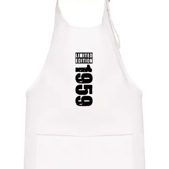 Kuchyňská zástěra Limited edition 1959 pruh - Dětská zástěra na vaření - Univerzální velikost ( Bílá )