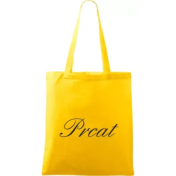 Prcat (souložit vulgárně) - Taška bavlněná - 42 x 38 cm ( Žlutá )