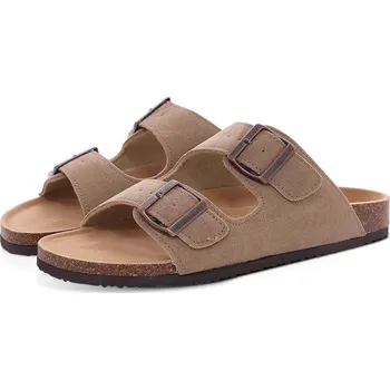 Dámské sandále Korkové sandály na platformě s přezkou Velikost: 42, Barva (Varianta): Suede-AT