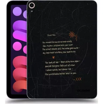 Pouzdro na mobilní telefon Picasee silikonový průhledný obal pro Apple iPad mini 2021 (6. gen) - POET