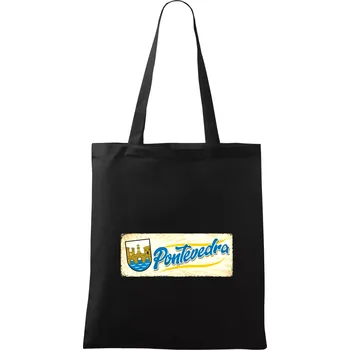 Cedula stará Pontevedra - Taška bavlněná - 42 x 38 cm ( Černá )