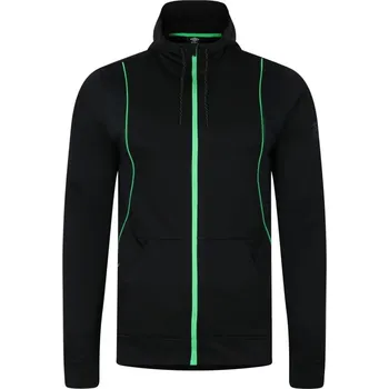 Pánská mikina Umbro Training Full Zip pánská mikina Black/Toucan Small