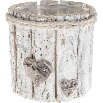 Obal na květináč Casa de Engel Home Dřevěný obal na květináč s PVC, 0/24 Fialová UNI (2830770)