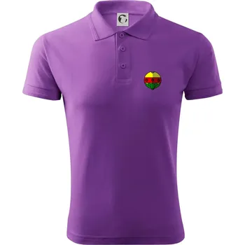 Pánská košile Prší - Kule - prso - Polokošile pánská Pique Polo 203 - 2XL ( Fialová )
