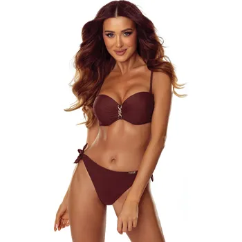 Dámské plavky Dámské dvoudílné plavky ASHLEY-G, 01 "W" chocco , VELIKOST DVOUDÍLNÉ PLAVKY 42C/XL