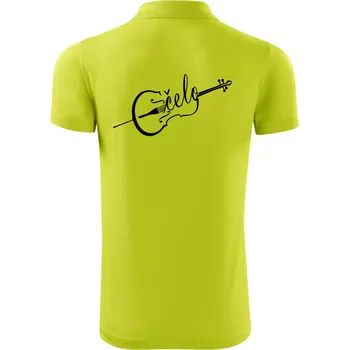 Pánská košile Čelo nápis - Polokošile Victory sportovní (dresovina) - S ( Limetková )