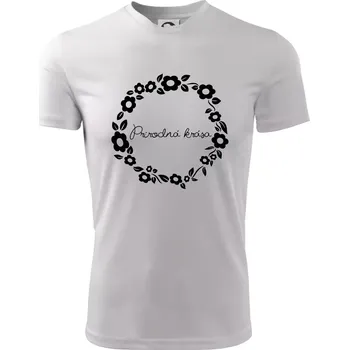 Přírodní krása - Dětské triko sportovní (dresovina) - 146 cm/10 let ( Bílá )