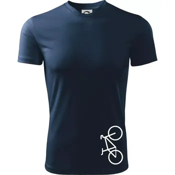 Kolo na výšku - Dětské triko sportovní (dresovina) - 146 cm/10 let ( Námořní modrá (velmi tmavá - téměř černá) )