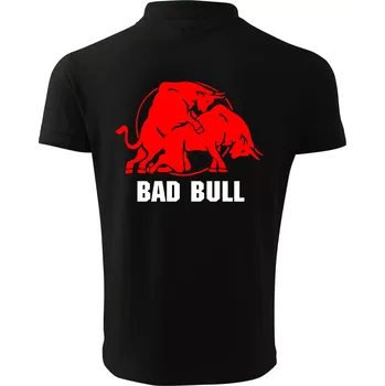 Pánská košile Bad Bull - Polokošile pánská Pique Polo 203 - 4XL ( Černá )