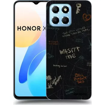 Pouzdro na mobilní telefon Picasee silikonový průhledný obal pro Honor X8 5G - CONFESSION