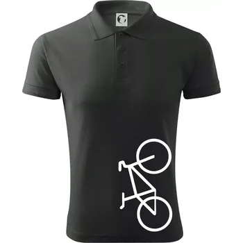 Pánská košile Kolo na výšku - Polokošile pánská Pique Polo 203 - 4XL ( Tmavá břidlice (šedá se zeleným nádechem) )