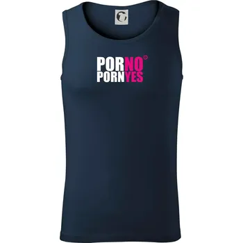 PornYes - Tílko pánské Core - XL ( Námořní modrá (velmi tmavá - téměř černá) )