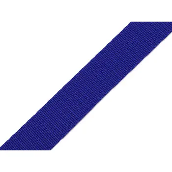 Popruh polypropylenový šíře 20 mm tloušťka 1 mm, barva 50 modrá královská