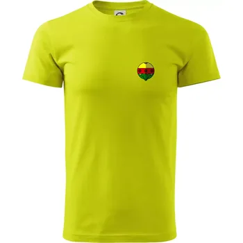 Prší - Kule - prso - Klasické pánské triko vyšší gramáže - XS ( Limetková )