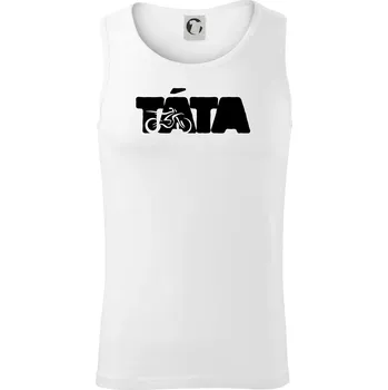 Pánské termoprádlo Táta nápis - motorka enduro - Tílko pánské Core - M ( Bílá )
