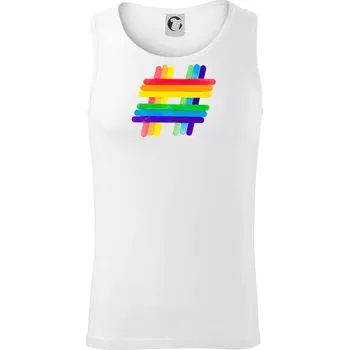 LGBT hashtag - Tílko pánské Core - XL ( Bílá )