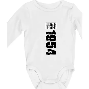 Kojenecké oblečení Limited edition 1954 pruh - Body kojenecké s dlouhým rukávem - Dlouhý r. do 3 měs ( Bílá )