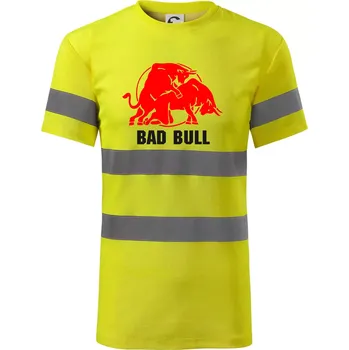 Pánské oblečení Bad Bull - Triko reflexní - HV PROTECT - L ( Neonově žlutá )