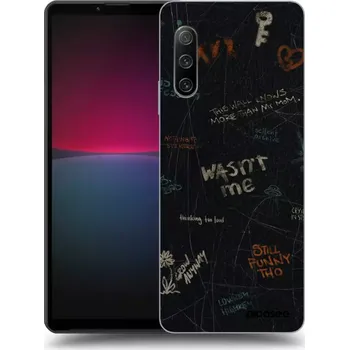Pouzdro na mobilní telefon Picasee silikonový průhledný obal pro Sony Xperia 10 IV 5G - CONFESSION