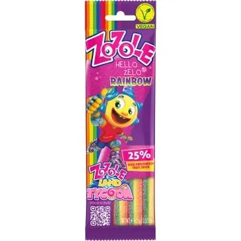 Cukrovinka Zozole Pásky Rainbow 75 g
