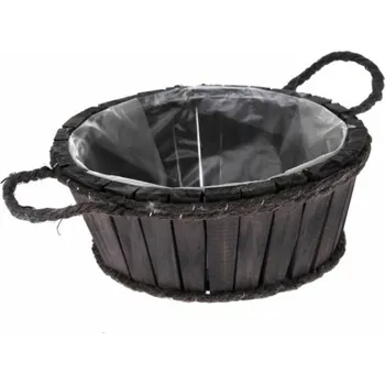 Obal na květináč Casa de Engel Home Dřevěný obal na květináč, 0/40 Fialová UNI (2830814)