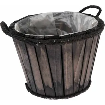 Obal na květináč Casa de Engel Home Dřevěný obal na květináč s PVC, 0/20 Fialová UNI (2830761)