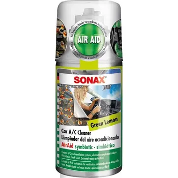 SONAX Čistič klimatizací AIR AID - GREEN LEMON, 100 ml