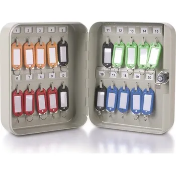 Železářství Schránka na klíče Donau - 20 klíčů, šedá