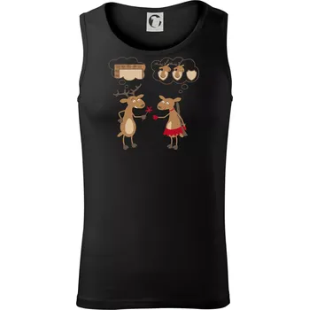 Pánské termoprádlo Sobí láska (Hana-creative) - Tílko pánské Core - XL ( Černá )