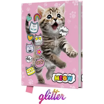 Zápisník Junior Deník, památník kočka Meow