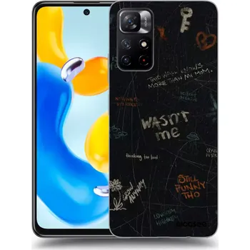 Pouzdro na mobilní telefon Picasee silikonový průhledný obal pro Xiaomi Redmi Note 11S 5G - CONFESSION