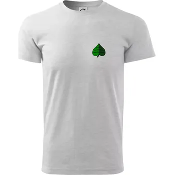 Pánské tričko Prší - Zelený - prso - Triko extra velké (5-8XL) - 7XL ( Světlešedý Melír )