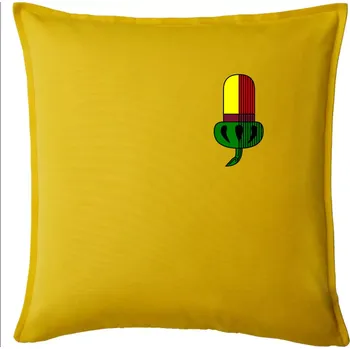 Polštář Prší - Žaludy - prso - Polštář 50x50 - 50x50 - Pouze potah ( Žlutá )