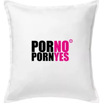 Polštář PornYes - Polštář 50x50 - 50x50 - Pouze potah ( Bílá )