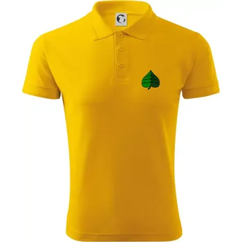 Pánská košile Prší - Zelený - prso - Polokošile pánská Pique Polo 203 - XL ( Žlutá )