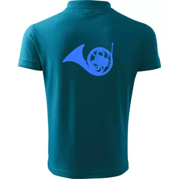 Pánská košile Blue French Horn - Polokošile pánská Pique Polo 203 - 2XL ( Tmavý tyrkys )
