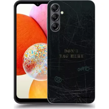 Pouzdro na mobilní telefon Picasee silikonový černý obal pro Samsung Galaxy A13 5G - DON´T TAG