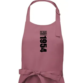 Kuchyňská zástěra Limited edition 1954 pruh - Pánská zástěra na vaření - Univerzální velikost ( Starorůžová )