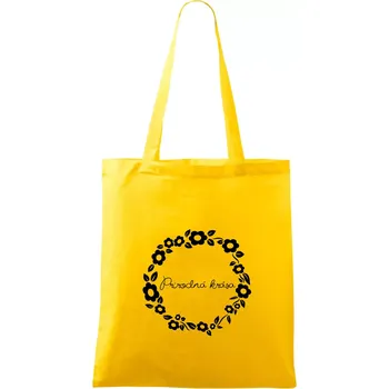 Přírodní krása - Taška bavlněná - 42 x 38 cm ( Žlutá )