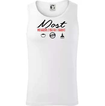 Most město s tradicí - Tílko pánské Core - S ( Bílá )