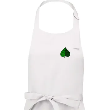 Kuchyňská zástěra Prší - Zelený - prso - Dámská zástěra na vaření - Univerzální velikost ( Bílá )