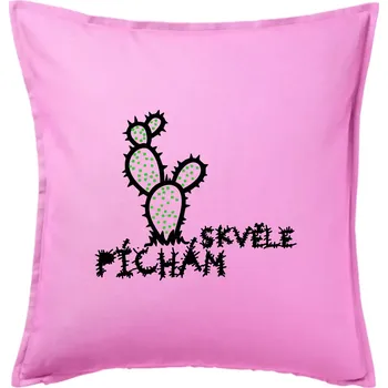 Polštář Píchám skvěle - Polštář 50x50 - 50x50 - Pouze potah ( Růžová )