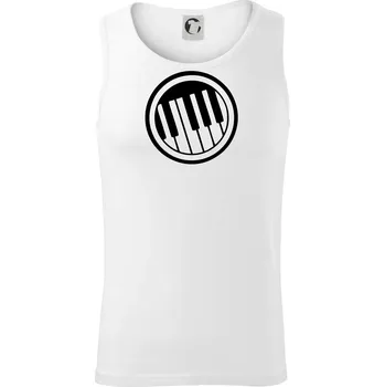 Piano kruh - Tílko pánské Core - 2XL ( Bílá )