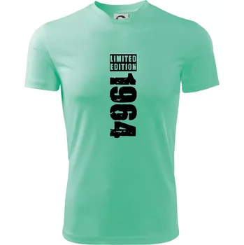 Limited edition 1964 pruh - Dětské triko sportovní (dresovina) - 146 cm/10 let ( Mátová )