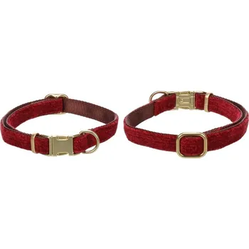 Obojek pro psa Obojek FLAMINGO Saba červený (S) 1,5x30-45cm