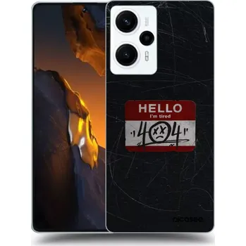 Pouzdro na mobilní telefon Picasee silikonový černý obal pro Xiaomi Poco F5 - HELLO 404