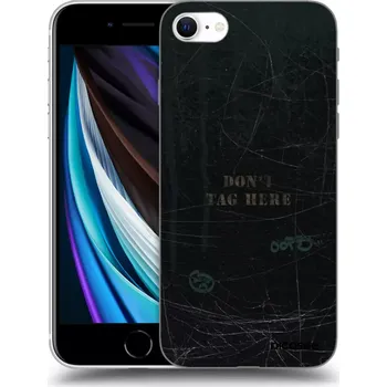 Pouzdro na mobilní telefon Picasee silikonový průhledný obal pro Apple iPhone SE 2020 - DON´T TAG
